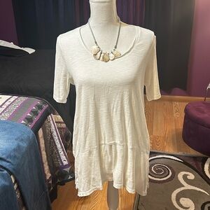J Jill tunic, sz M, white
